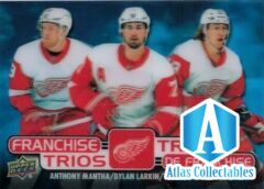 2020-21 TIM HORTONS FRANCHISE TRIOS DETROIT #T-12 MANTHA LARKIN BERTUZZI